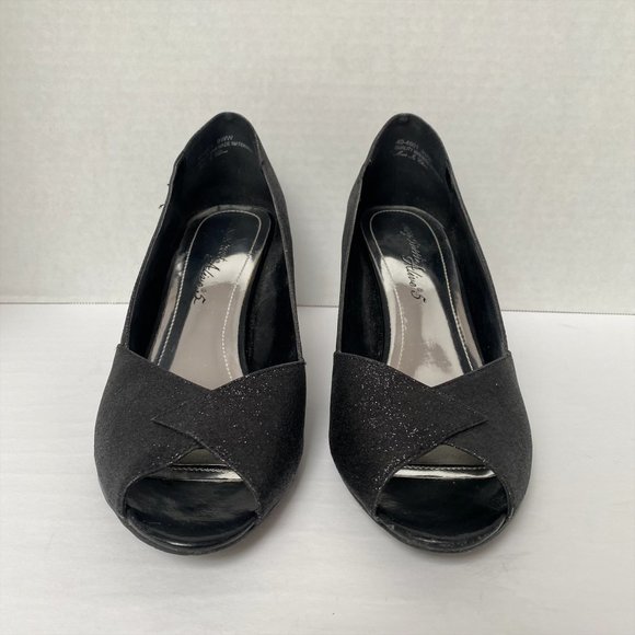 Easy Street - Alive @5 - Ravish Pump - Silver Glitter - Size 9 W - Picture 2 of 6